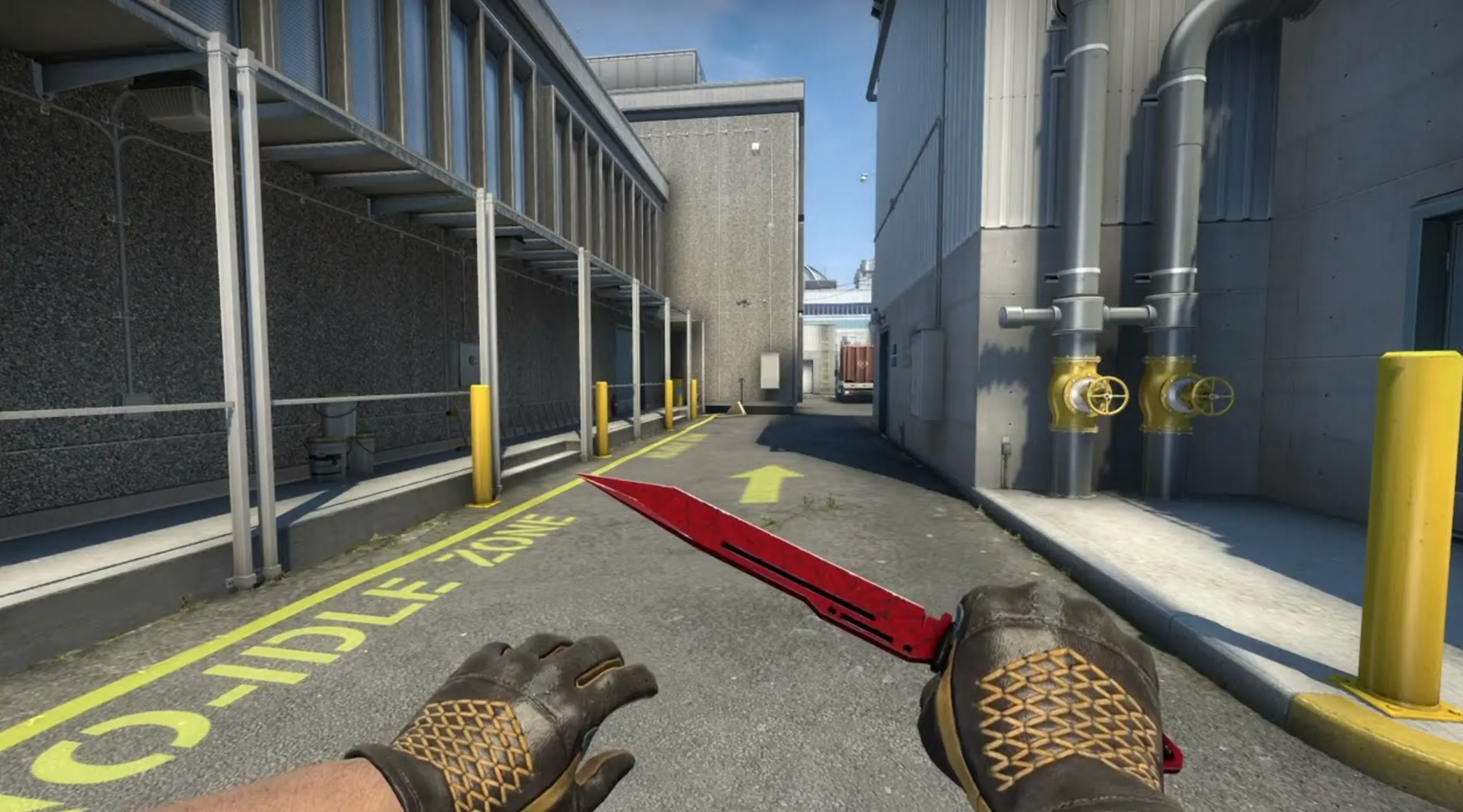 Paracord Knife Crimson Web